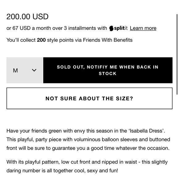 COPY - Rat & Boa from London Green size M dress - Picture 4 of 4